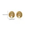 Pendientes de Acero de Titanio Simples y Populares Transfronterizos para Mujer, Geométricos en Forma de Corazón, Perla de Imitación, Circonita, Elegantes Pendientes de Botón