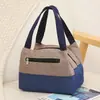 2025 Bolsa de Mão Feminina Bolsa de Pano Lona Grande Capacidade Impermeável Bolsa para Almoço Bolsa Lancheira Bolsa Tote Bolsa Pequena de Pano Bolsa de Maternidade