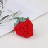 Regalo Hecho a Mano para el Día de San Valentín y el Día del Maestro: Llavero Artesanal Colgante de Ramo con Rosas, Duraznos y Caquis Terminados