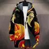 Cardigan con capucha y cremallera suelta para hombre, chaqueta de algodón, 3D digital, sin riesgos, nuevo, independiente de Temu, para hacer tú mismo con imágenes