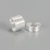 Anillo de Plata de Ley S925 Estilo Coreano Trefilado y Mate Ins Nicho Geométrico Versátil Distinctivo Abierto Ajustable Anillo para Dedos de Dieta
