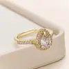 Anillo de Zirconia de Gota de Agua de Alta Gama para Mujer, Completamente Diamantado, Anillo de Boda Diamantado de Alta Gama, Anillo de Compromiso de Zirconia para Mujer