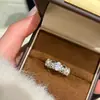 Anillo Dulce y Delicado para Mujer, Diseño de Nicho Estilo Ins, Lujo Ligero Estilo Francés, Anillo Abierto de Encaje para Dedo Índice