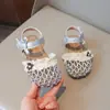 Sandálias Trançadas Fechadas para Meninas, Sapatos de Princesa Estilo Pastoral Infantil, Novas Sandálias Estilosas de Verão 2026 para Bebês Meninas