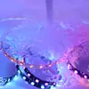 Faixa de luz macia decorativa 5m 5050 3528 transfronteiriça, fita de LED RGB, lâmpada de fluxo de água de cavalo para carro e casa