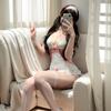 Lencería sexy para sexo juego de roles uniforme de enfermera tentación traje sin espalda minifalda deseo puro de poner pasión para evitar quitar