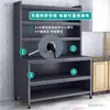 Estante de Almacenamiento de Cocina Aparador en Capas 1200 Piso Multicapa Horno de Microondas Olla Altura Gabinete de Almacenamiento a Prueba de Polvo