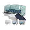 Cama de campamento para mascotas transfronteriza de Amazon removible y lavable verano perro grande a prueba de humedad cama de hierro para perros transpirable perrera elevada