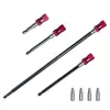 Varilla de Extensión Redonda con Vástago Hexagonal de 4 Piezas, Varilla de Extensión de Broca de 1/4, 60 mm, 100 mm, 150 mm, 300 mm, Varilla de Extensión de Cambio Rápido