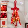 Pendente Nó de Fruta Vermelha do Ano do Cavalo 2026 Decoração Festiva de Maçaneta de Porta do Ano Novo Chinês Desenho Animado