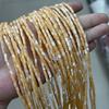 Concha natural de agua dulce tubo redondo 3 * 5 mm cuentas sueltas semiacabadas hechas a mano DIY pulsera aretes accesorios de joyería al por mayor