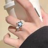 Anillo Estrella de la Suerte para Mujer ins Novedoso Nicho de Alta Gama Anillo de Dedo Apertura Chica Caliente Combinable Pan psyp Anillo