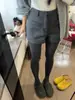 Shorts Casuales de Lana Estilo Chica Caliente para Mujer Otoño e Invierno 2025 Cintura Alta Adelgazantes de Línea A Pierna Ancha Shorts de Lana para Botas para Ropa Exterior