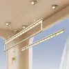 Tendedero de Ropa Ajustable para Balcón, Tendedero Manual de Manivela, Tendedero Automático de Tres Barras para el Hogar para Colchas