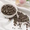 Pulsera de perlas de imitación de ABS de color caramelo con agujero recto, hecha a mano, con cuentas, pendientes y collares, accesorios para manualidades.
