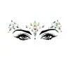 PARTYJOY artículo de venta caliente transfronterizo pegatinas de gemas para la cara pegatinas para cejas pegatinas faciales autoadhesivas de diamante pegatinas faciales para carnaval musical Halloween