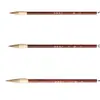 Pinceles de caligrafía de pelo mixto y pelo de lobo para principiantes en cursos introductorios de caligrafía y pintura china, adecuados para el estilo de sello, el estilo oficial y el estilo regular