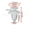 699050 Clip de Fijación para Panel de Puerta de Coche Citroen, Clip de Sujeción, Hebilla, Agujero de 8 mm