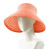 Chapéu de Verão para Mulheres, Chapéu de Praia com Proteção Solar, Chapéu de Sol para Exterior, Aba Larga, Dobrável, Chapéu de Palha com Topo Aberto, Aba Larga
