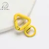 Spray Pendurado Pintado Triângulo Fivela de Mola Triângulo Cinto de Cauda Acessório Pingente Liga DIY Chaveiro Bolsa Fivela Pendurada