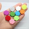 Accesorios para joyería DIY pieza de algodón núcleo de fibra hexagonal de algodón puede gotear aceite esencial adecuado para punto de aromaterapia hexagonal para coche