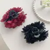 Nuevo Clip de Pétalo de Rosa de Doble Cara, Gama Alta, Dulce y Elegante, Pinza para el Cabello para Recogido a Medio, Pinza de Tiburón para Cola de Caballo Alta