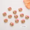 Acessórios de Unha Vestíveis de Resina, Acessórios de Joia Artesanais Imitando Gatinho para DIY, Decorações para Nail Art, Brincos, Acessórios para Capa de Celular
