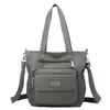 2026 Nova Bolsa Tote Grande de Nylon Casual de Alta Qualidade para Mulheres, Ombro Portátil, Moda, Bolsa de Axila