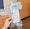 Diadema Infantil Niña Lazo Arcoíris Trenzado Pasador Tocado Coleta Cinta para el Cabello Pasador Accesorios para el Cabello de Niña de Verano