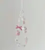 Libro Rojo Pequeño Mismo Teléfono Cadena de Tiendas de Telefonía Móvil KT Cordón DIY Llavero con Cuentas Lindo Cadena para Colgar Cámara CCD Nuevo Colgante de Cadena