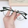 H6615 nuevo marco ovalado personalizado marco de cejas para negocios marco simple para gafas de luz anti-azul se puede equipar con marco para gafas de miopía