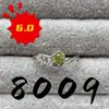 Anel de olivina natural 6*6M cristal lapidado incrustado à mão tesouro de cor live pequeno livro vermelho live fornecimento de fábrica