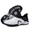 Novos Sapatos Casuais Masculinos e Femininos para Exterior, Sapatos de Golfe de Tamanho Grande, Sapatos Esportivos para Exterior, Sapatos de Treinamento de Golfe com Fivela