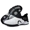 Novos Sapatos Casuais Masculinos e Femininos para Exterior, Sapatos de Golfe de Tamanho Grande, Sapatos Esportivos para Exterior, Sapatos de Treinamento de Golfe com Fivela