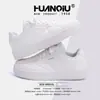 Zapatos Universales para Mujer Versátiles Zapatos Blancos Mujer Zhq68215 Primavera Nuevos Aumentadores de Altura Suela Gruesa Estudiante Populares Tenis Mujer