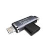 Adaptador dois em um transmissor carregador conversor Tipo-C para Lightning/micro telefone Android tipo T