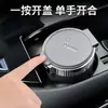 Cenicero Creativo para Coche con Luz, Sellado para Prevenir Olores, Apertura con un Solo Toque, Gran Capacidad, Gadget para Fumar en el Coche