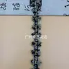 Novo Renda com Corrente de Alumínio no Meio com Flores Combinando Cores de 2cm de Largura do Fabricante Acessórios Decorativos para Roupas DIY Renda Atacado