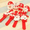 Navidad Parche Circular Papá Noel Muñeco de Nieve Astas Juguete Creativo para Niños Pulsera Pulsera Decorativa Suministros Venta al por Mayor