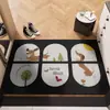 Capacho de Entrada, Tapete de Pé Antiderrapante, Resistente à Sujeira, Lavável, Personalizável, Durável, Tapete de Laço de Seda Resistente à Sujeira para Entrada