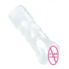 Série Transparente Espírito da Raposa Masturbador Manual Masculino Transparente Obra-Prima Copo de Esfregar Autolubrificante Erótico