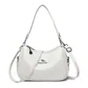 2026 Nova Bolsa de Almofada Retrô Transversal para o Dia a Dia Bolsa de Ombro Cruzada para Mãe Moda Simples Bolsa Quadrada Pequena Feminina