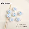 Aplica de Cara Sonriente en la Nube Cerámica DIY Joyería Hecha a Mano con Cuentas Decoración Cuentas Sueltas Material Hecho a Mano Accesorios Bolsa Colgante Accesorios