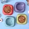 Comedero para gatos, comedero para perros, plato para gatos, tazón de plástico para mascotas, bebedero para gatos, comedero para gatos, recipiente de comida, suministros para comedero de gatos