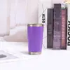 Taza para coche de 20 oz en stock, taza aislada de acero inoxidable 304, taza aislada para estudiantes, taza para beber directamente, taza portátil para viajes