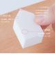 Pacote com 10 puffs hidrofílicos sem látex para casa, puff pentagonal com teto de telha, puff para maquiagem de estúdio, atacado