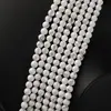 Turquesa Sintética Manchada Cuentas Sueltas Accesorios para Joyería Hecha a Mano DIY Cuentas Turquesa Blanca Cuentas Redondas Semiacabadas Venta al por Mayor