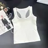 Regata com costas em rede respirável, estilo hot girl sexy, retalhos de algodão felpudo, costas nadador, para usar em saídas ou como base com bojos 3593