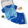 Trajes Infantiles, Camisetas de Manga Corta Ligeras de Verano para Niños, Pantalones Cortos Deportivos, Ropa de Malla de Secado Rápido para Niñas, Ropa de Verano para Niños de Tallas Medianas y Grandes