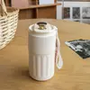 Taza termo para café con pantalla de temperatura, taza termo de agua de regalo, taza de viaje portátil de alta estética, taza simple nueva de acero inoxidable